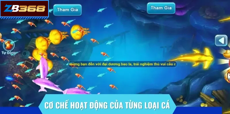 Cơ chế chơi bắn cá ZB368