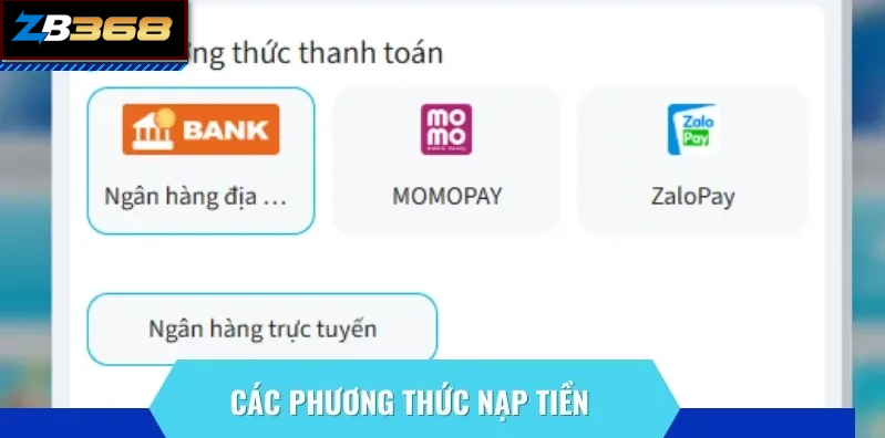 Có nhiều hình thức giao dịch cho anh em tham khảo lựa chọn